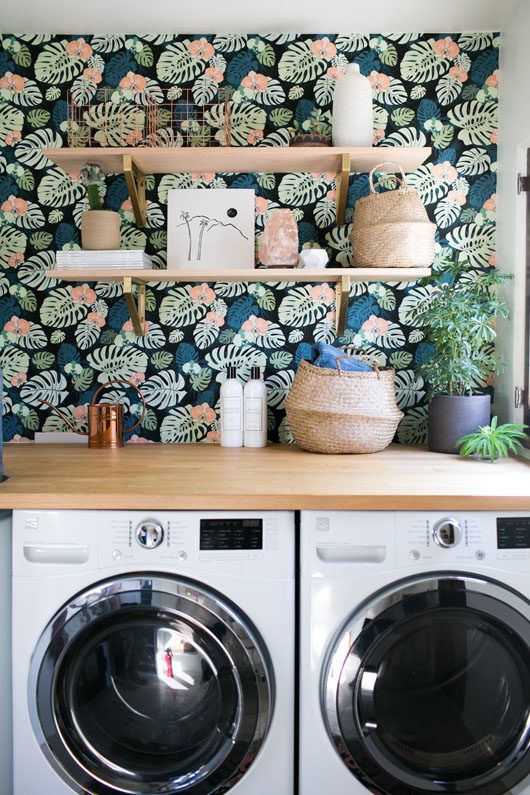 Bohemian laundry room of Sophie Carpenter