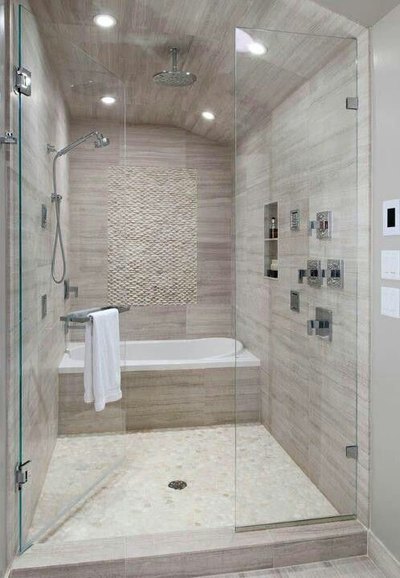 bathroom decor trends - 2016 - tub inside shower - pinklittlenotebook - Mohawk Home