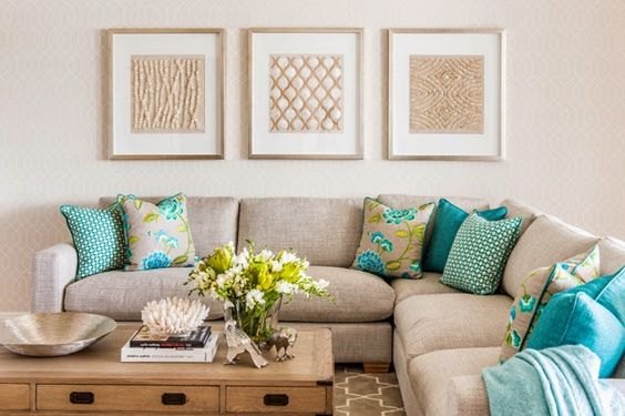 Add color - Amp Neutrals - Heidi Milton - Mohawk Home - www.houseofturquoise.com