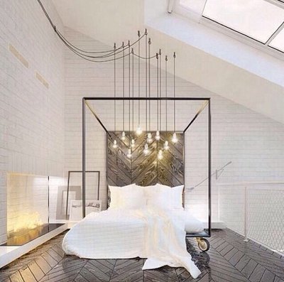 Mohawk Home - statement lighting - bedroom - Heidi Milton - dreambookdesign.com