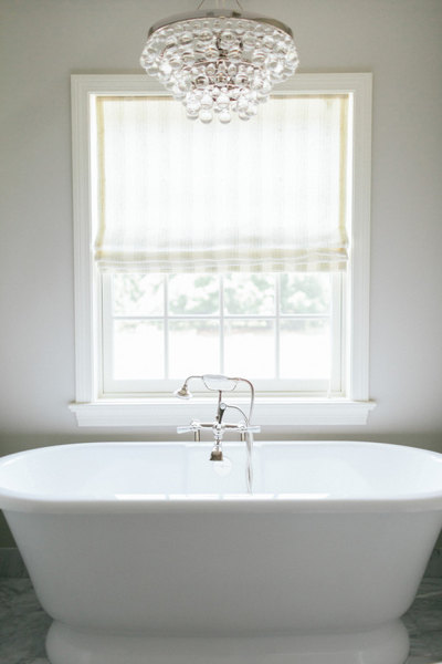 Mohawk Home - statement lighting - bathroom - Heidi Milton - katemarkerinteriors.com