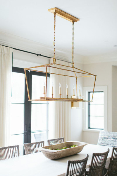 Mohawk Home - statement lighting - dining room - Heidi Milton - katemarkerinteriors.com