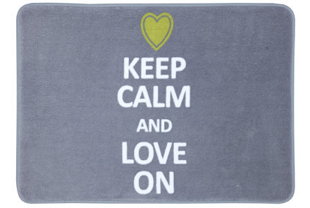 Add personality to your bath decor - Mohawk Home - Keep Calm Bath Rug