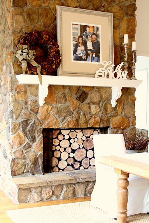 Fireplace Decor | Karen Cooper | Dogs Don't Eat Pizza | Duke Manor Farm | Mohawk Homescapes