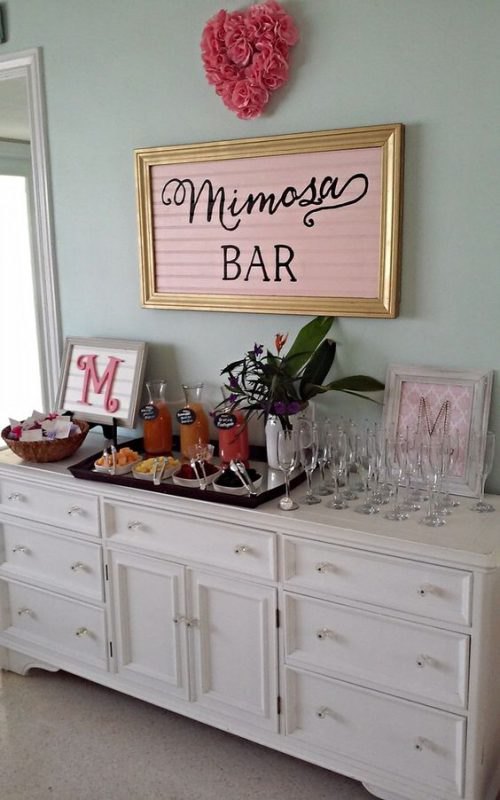 Late Summer Mimosa Bar ideas - Mimosas and moonshine - Heidi Milton - the Mohawk lifestyle