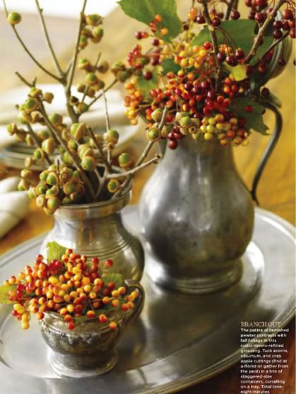 Natural Tablescapes for Fall - Inspiring Fall Tables - Heidi Milton - Mohawk Home - Indeed Decor