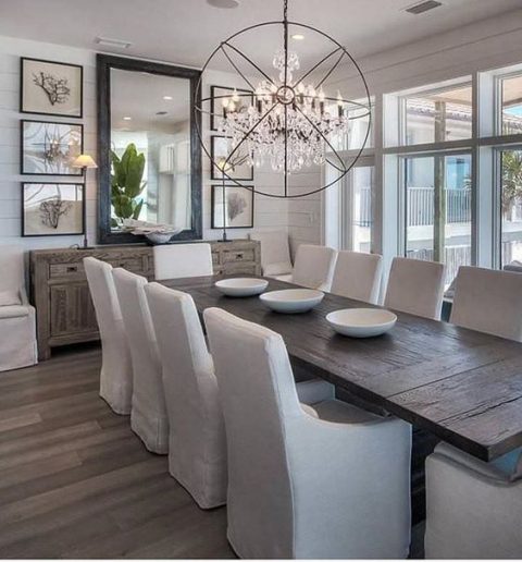 Luxe look for under $100 - fancy light fixtures - Heidi Milton - Instagram