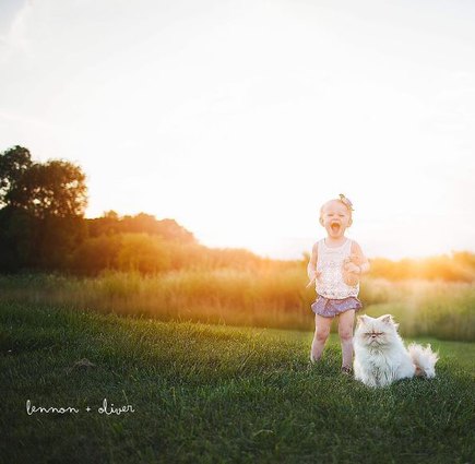Lennon and Oliver, child photography, cats of instagram