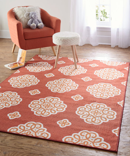 New Medallion in Flame- Pantone- Spring Trends- Kids Room