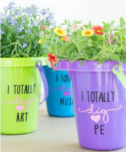 Flower Pail- Teacher Appreciation