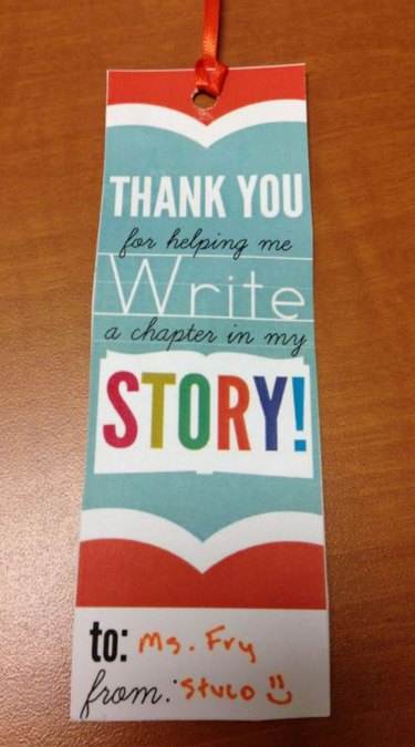 Bookmark- Teacher Appreciation