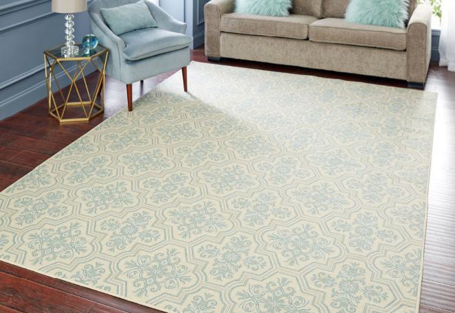 Modesto Blue area rug- Woodbridge- Mohawk Home