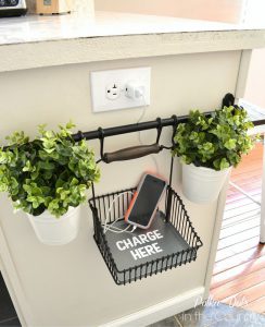 Phone Charging Station- IKEA Hacks from Mohawk Home