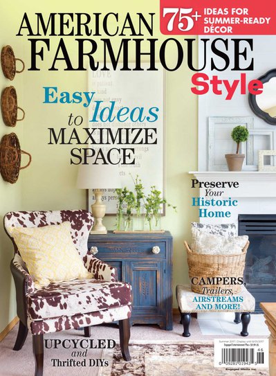 American Farmhouse Magazine- Bright Yellow Door
