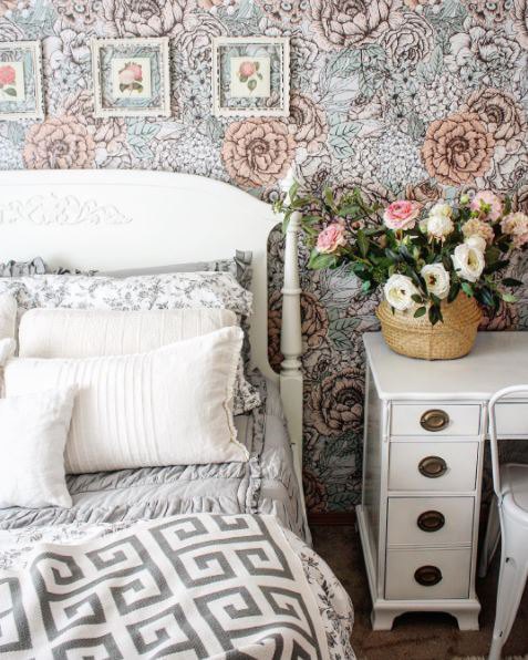 Bright Yellow Door- Bedroom