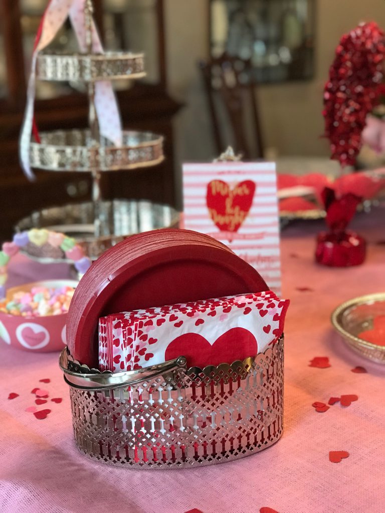 Valentine's Day Tea Party decor