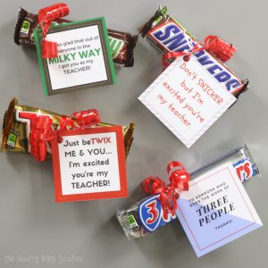 Simple Teacher Appreciation Gift - The Happy Scraps