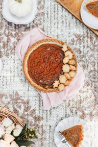 fall picnic and pumpkin pie recipe