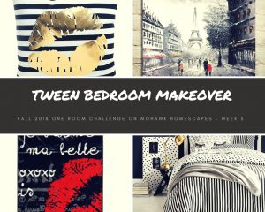 tween bedroom makeover one room challenge fall 2018