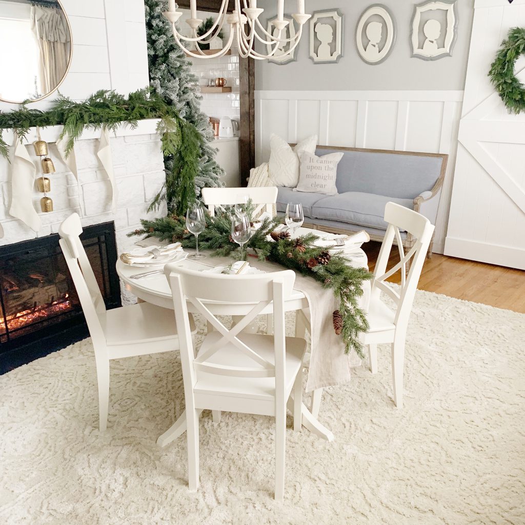 Neutral Farmhouse Holiday Decor by Dreaming of Homemaking