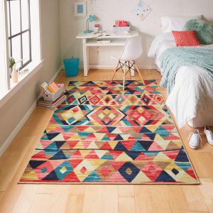 Mohawk Home Crowley Printed Area Rug in Multi