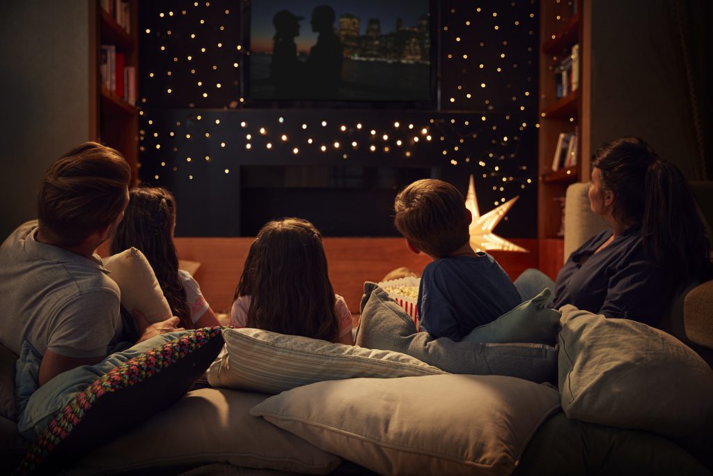 At home family movie night and other Staycation ideas on Homescapes