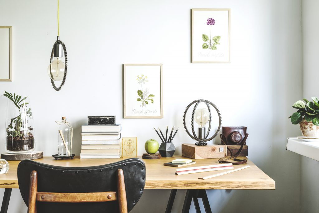 Stylish office space upgrade and tips on Mohawk Homescapes.