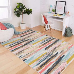 Mohawk Home Brushed Stripe area rug