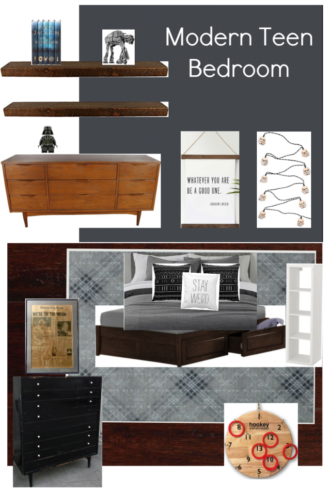 design for the teen boy bedroom makeover