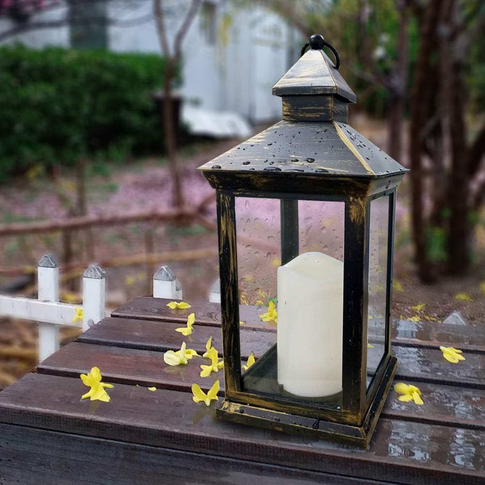 tall vintage pillar lantern on sale at Amazon