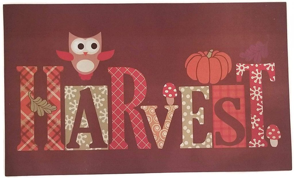 Fall harvest doormat from Mohawk Home on Amazon