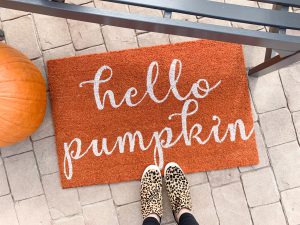 Hello Pumpkin doormat from Mohawk Home