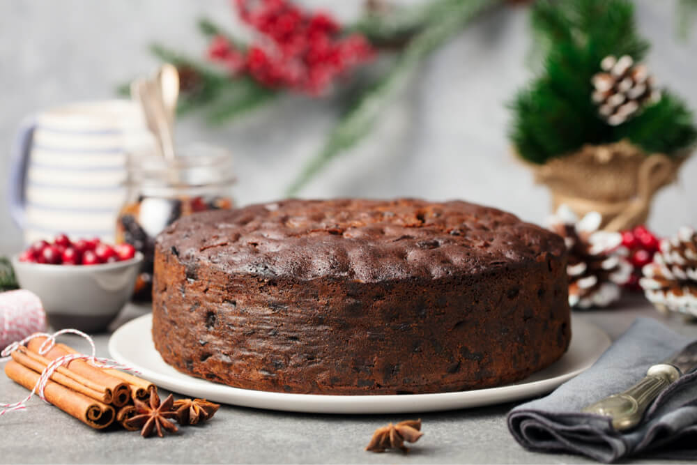 Christmas fruitcake